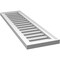Ekena Millwork Vertical Surface Mount PVC Gable Vent: Functional, w/ 2"W x 1-1/2"P Brickmould Frame, 12"W x 42"H GVPVE12X4202SF - alternate 3
